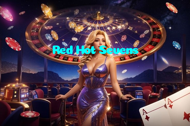 Red Hot Sevens casino presented on mobile device in Pakistan with slots and live games